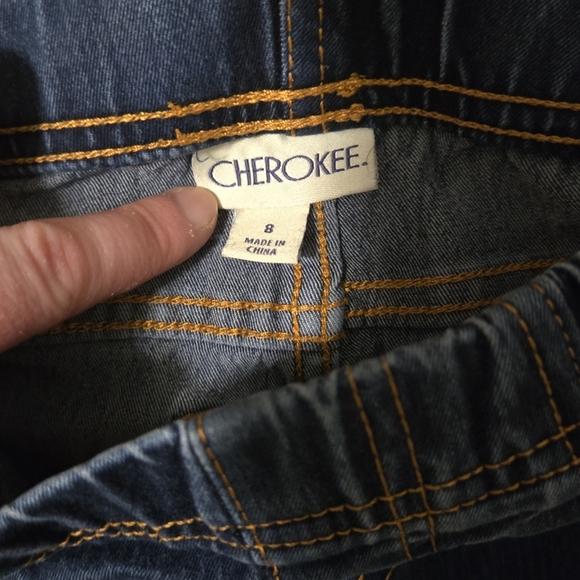 Girls Size 8 Classic Blue Denim Jeans Set Of 3 - Picture 11 of 12